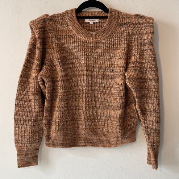 Madewell Space-Dyed Prentiss Pullover Sweater in Spacedye Autumn Sz M - Picture 2 of 9